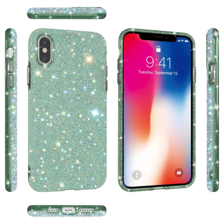 For iPhone X / XS Shiny Diamond Protective Case