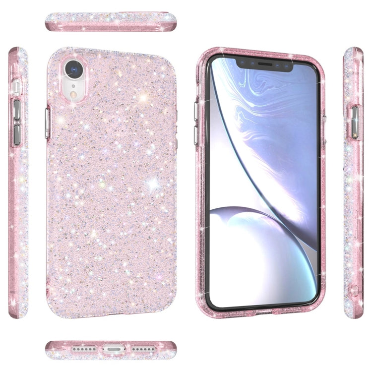 For iPhone XR Shiny Diamond Protective Case