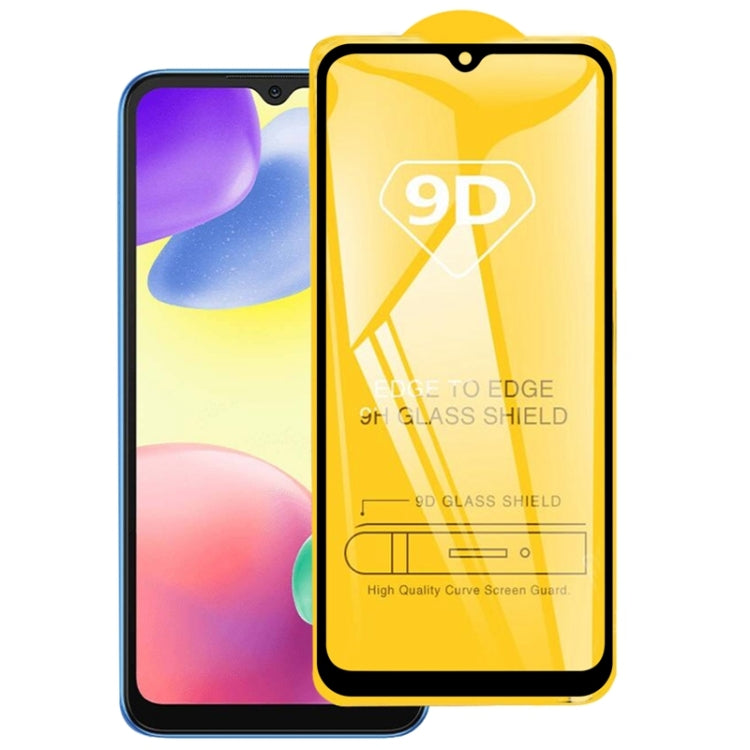 For Xiaomi Redmi 11A 9D Full Glue Full Screen Tempered Glass Film