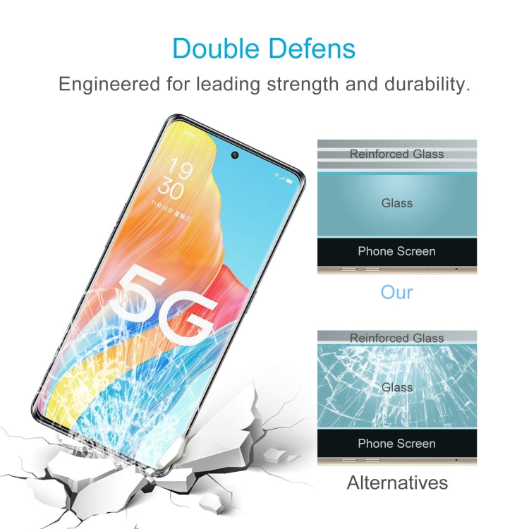 For OPPO A1 Pro / Reno8 T 5G 0.26mm 9H 2.5D Tempered Glass Film