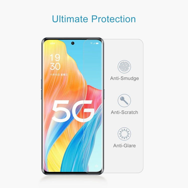 For OPPO A1 Pro / Reno8 T 5G 10pcs 0.26mm 9H 2.5D Tempered Glass Film