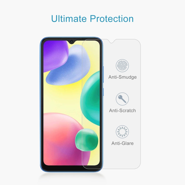 For Xiaomi Redmi 11A 10pcs 0.26mm 9H 2.5D Tempered Glass Film