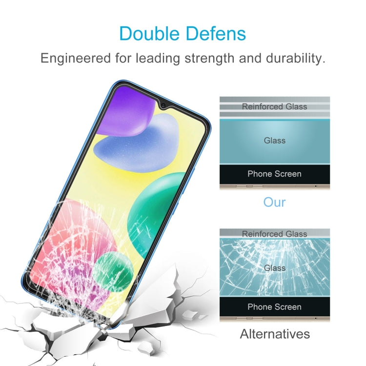 For Xiaomi Redmi 11A 10pcs 0.26mm 9H 2.5D Tempered Glass Film