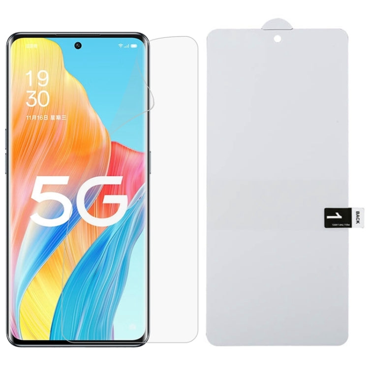 For OPPO A1 Pro / Reno8 T 5G Full Screen Protector Explosion-proof Hydrogel Film