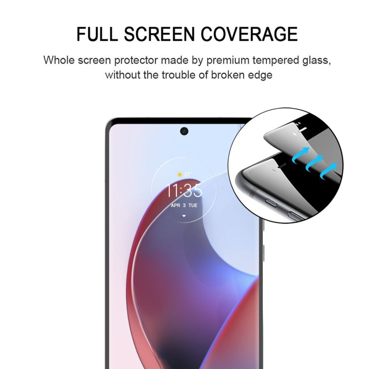 For Motorola Edge 30 Ultra 3D Curved Edge Full Screen Tempered Glass Film