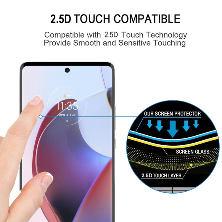 For Motorola Edge 30 Ultra 3D Curved Edge Full Screen Tempered Glass Film