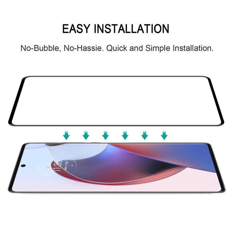 For Motorola Edge 30 Ultra 3D Curved Edge Full Screen Tempered Glass Film