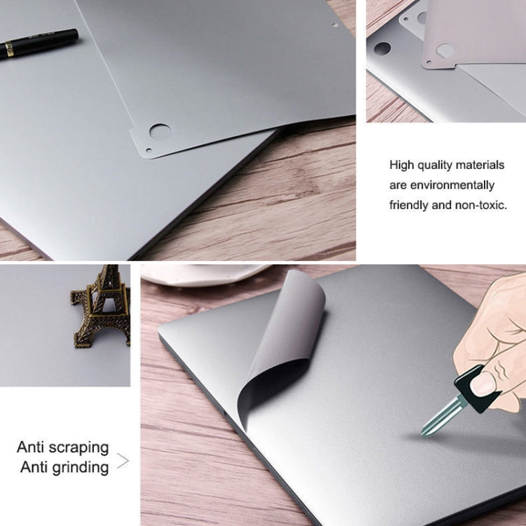 For MacBook Air 11.6 inch A1370 / A1465 4 in 1 Upper Cover Film + Bottom Cover Film + Full-support Film + Touchpad Film Laptop Body Protective Film Sticker