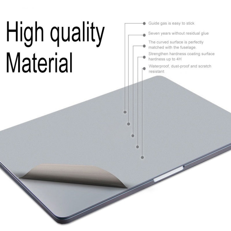 For MacBook Air 11.6 inch A1370 / A1465 4 in 1 Upper Cover Film + Bottom Cover Film + Full-support Film + Touchpad Film Laptop Body Protective Film Sticker