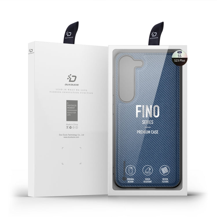For Samsung Galaxy S23+ 5G DUX DUCIS Fino Series PU + TPU Phone Case(Blue)