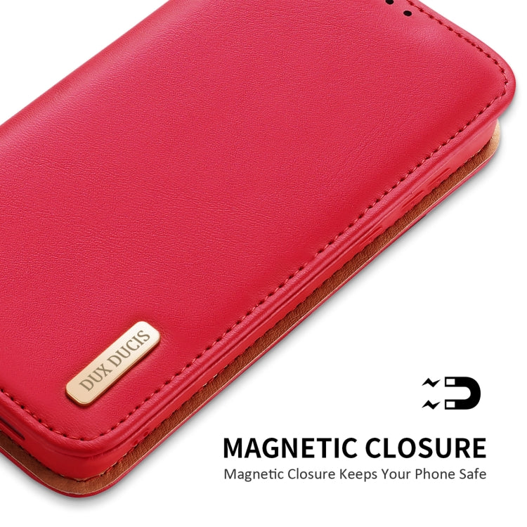 For Samsung Galaxy S23+ 5G DUX DUCIS Hivo Series Cowhide Texture Leather Phone Case