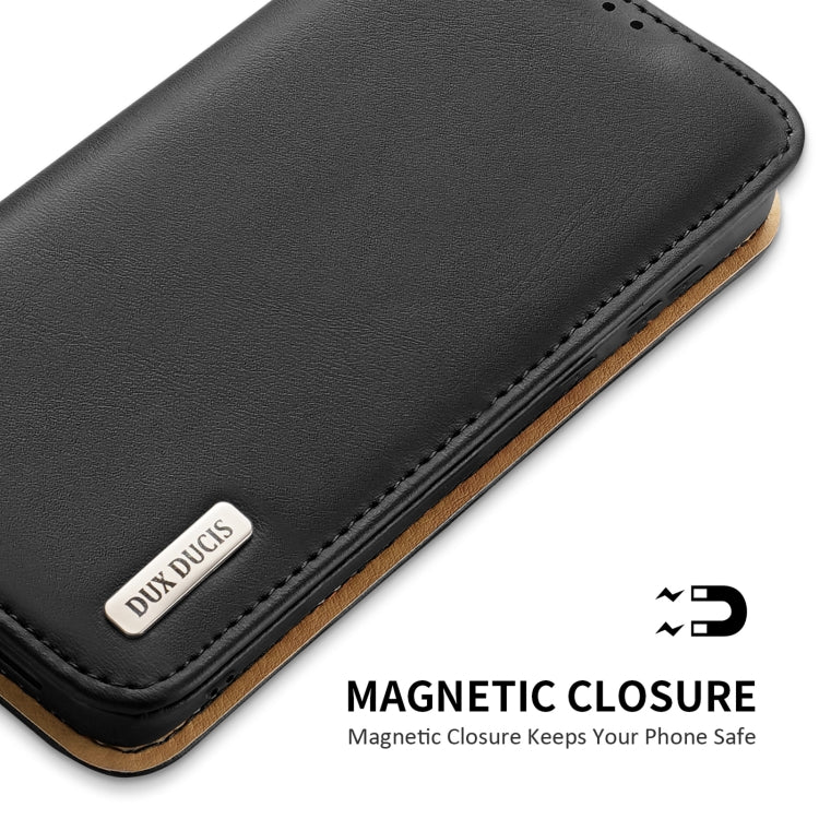 For Samsung Galaxy S23+ 5G DUX DUCIS Hivo Series Cowhide Texture Leather Phone Case
