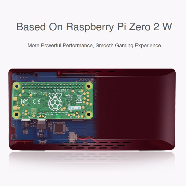 Waveshare GPM280 WiFi Portable Game Console Base on Raspberry Pi Zero, 2W with 32GB TF Card