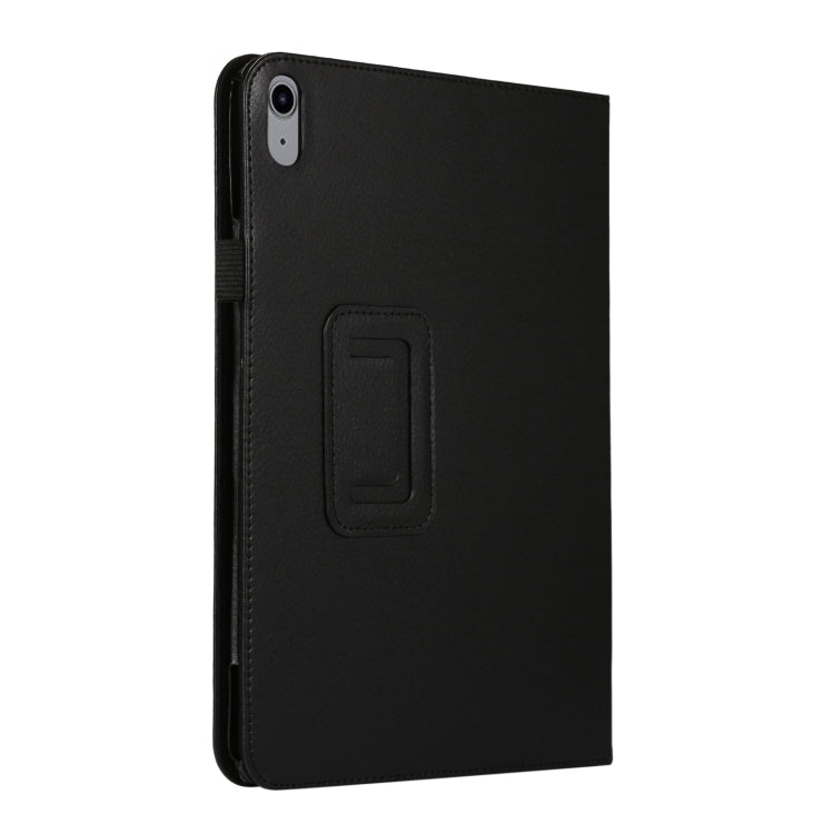 For iPad 10th Gen 10.9 2022 Litchi Texture Leather Smart Tablet Case with Holder