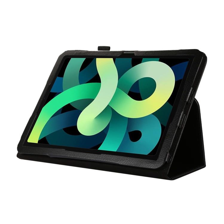 For iPad 10th Gen 10.9 2022 Litchi Texture Leather Smart Tablet Case with Holder