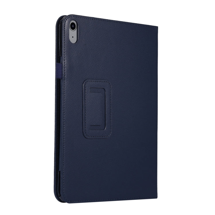 For iPad 10th Gen 10.9 2022 Litchi Texture Leather Smart Tablet Case with Holder