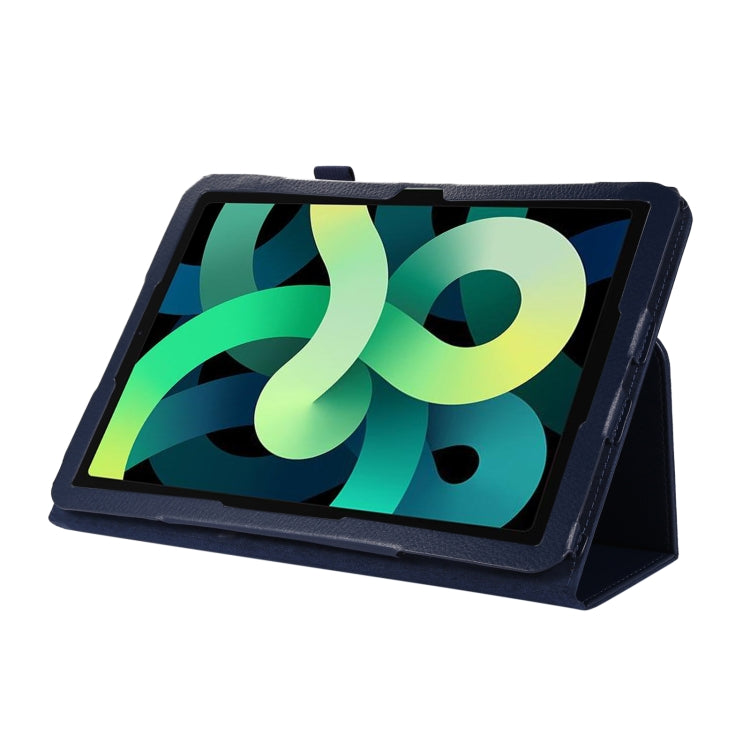 For iPad 10th Gen 10.9 2022 Litchi Texture Leather Smart Tablet Case with Holder