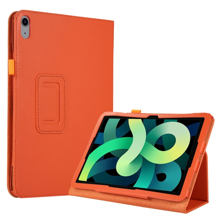 For iPad 10th Gen 10.9 2022 Litchi Texture Leather Smart Tablet Case with Holder