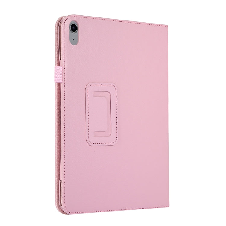 For iPad 10th Gen 10.9 2022 Litchi Texture Leather Smart Tablet Case with Holder