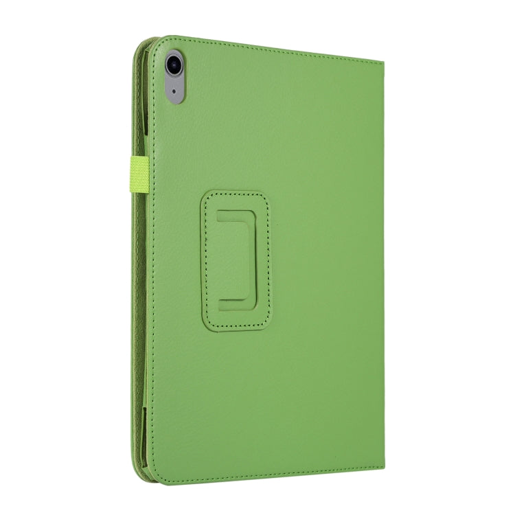 For iPad 10th Gen 10.9 2022 Litchi Texture Leather Smart Tablet Case with Holder