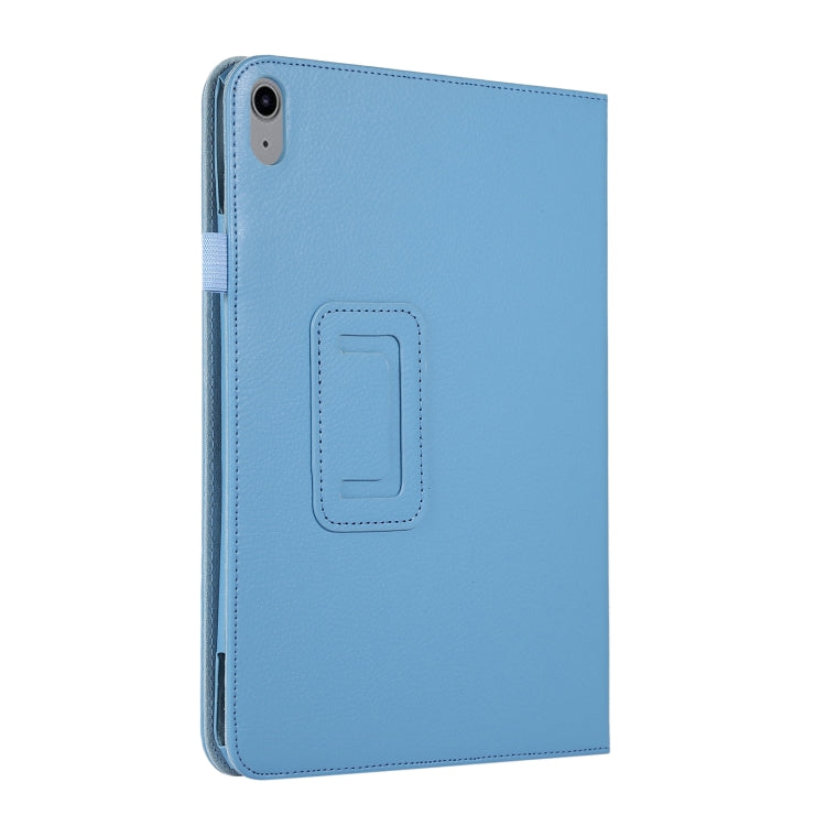 For iPad 10th Gen 10.9 2022 Litchi Texture Leather Smart Tablet Case with Holder