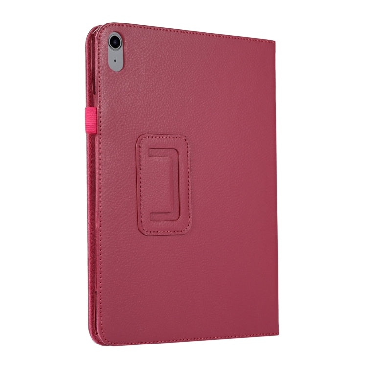 For iPad 10th Gen 10.9 2022 Litchi Texture Leather Smart Tablet Case with Holder