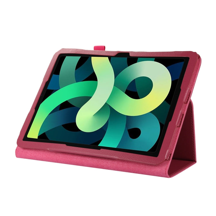 For iPad 10th Gen 10.9 2022 Litchi Texture Leather Smart Tablet Case with Holder
