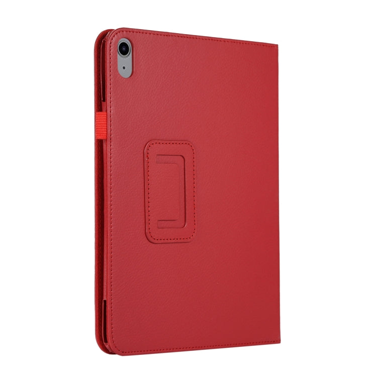 For iPad 10th Gen 10.9 2022 Litchi Texture Leather Smart Tablet Case with Holder