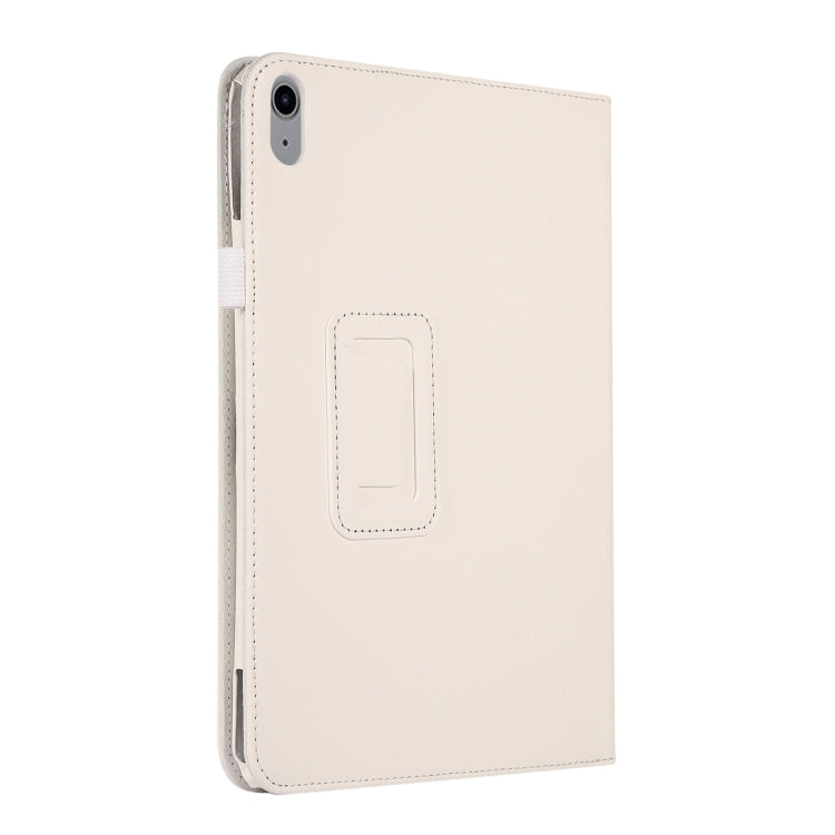For iPad 10th Gen 10.9 2022 Litchi Texture Leather Smart Tablet Case with Holder