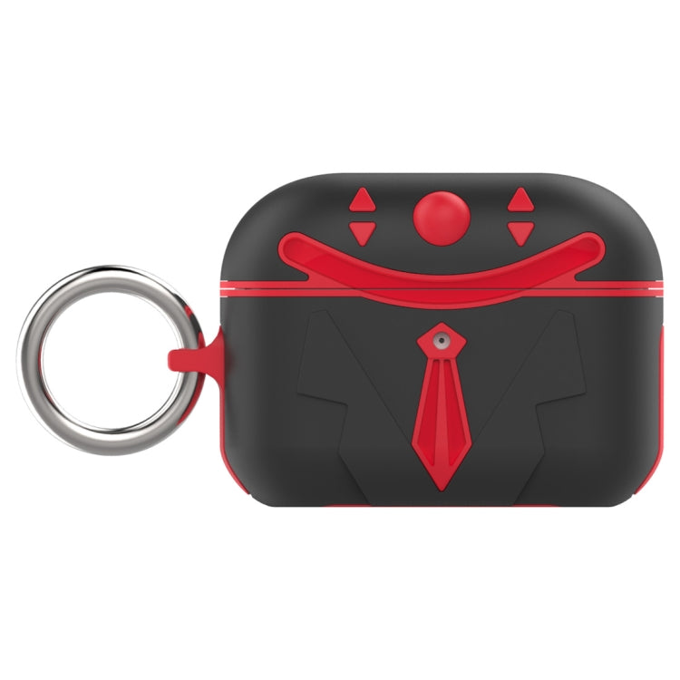 For AirPods Pro Anti-fall Joker Shape Protective Case with Carabiner