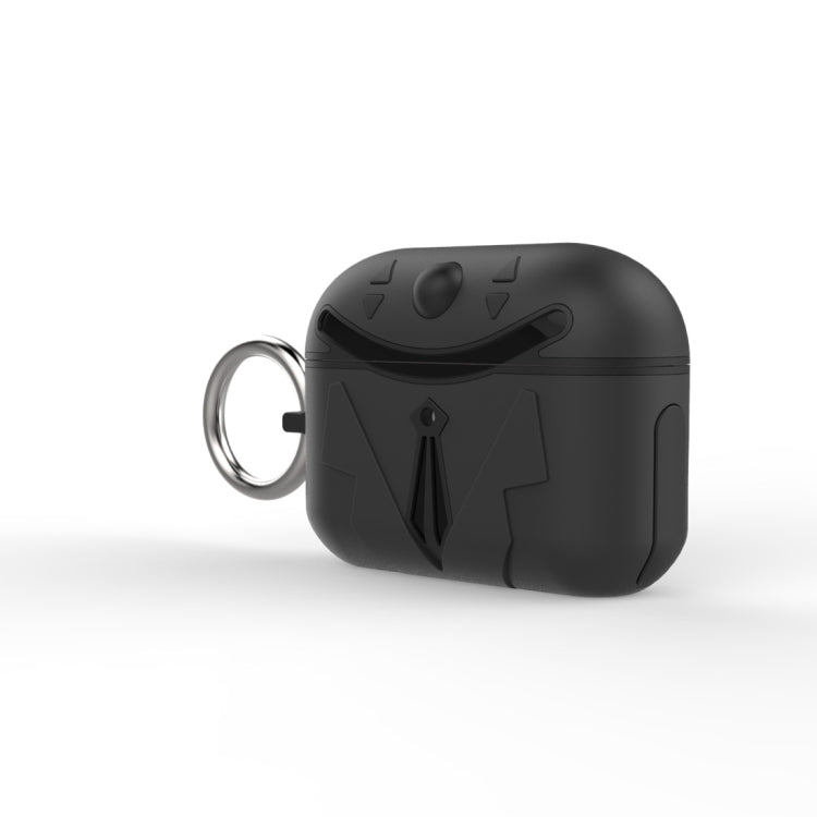 For AirPods Pro Anti-fall Joker Shape Protective Case with Carabiner