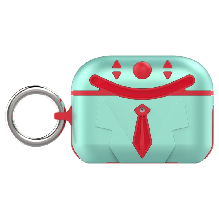 For AirPods Pro Anti-fall Joker Shape Protective Case with Carabiner