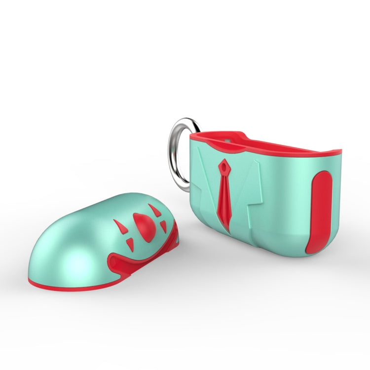 For AirPods Pro Anti-fall Joker Shape Protective Case with Carabiner