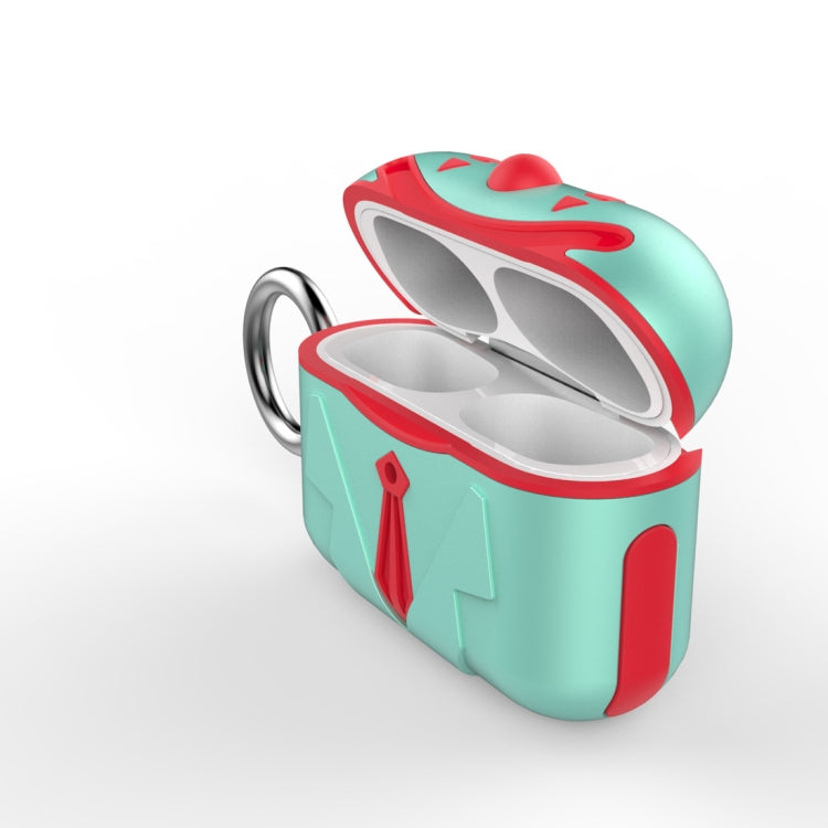 For AirPods Pro Anti-fall Joker Shape Protective Case with Carabiner