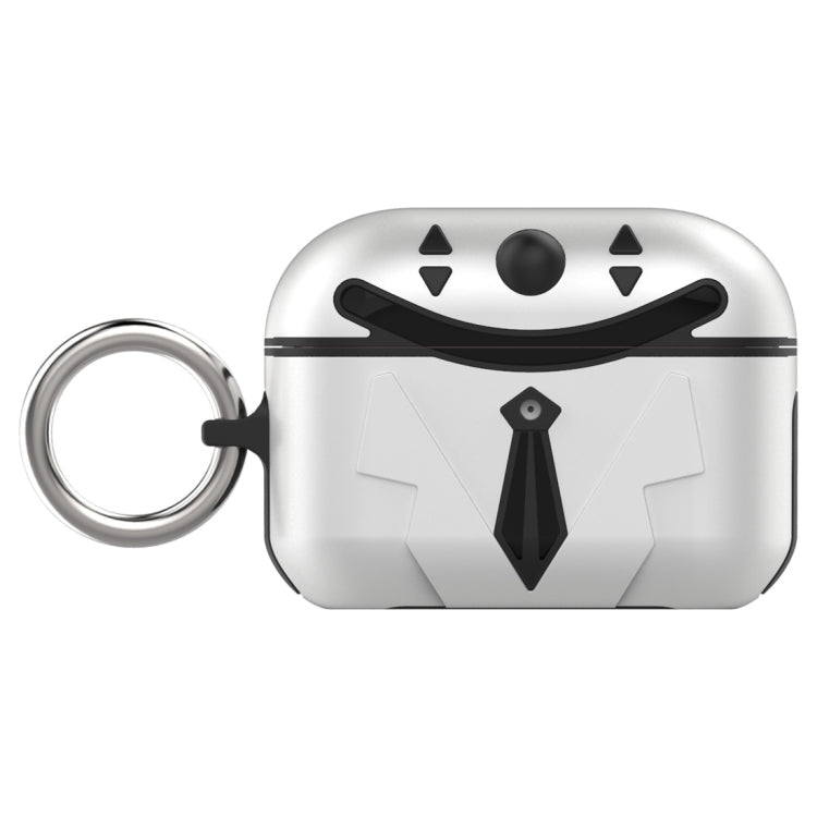 For AirPods Pro Anti-fall Joker Shape Protective Case with Carabiner