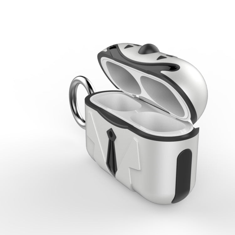 For AirPods Pro Anti-fall Joker Shape Protective Case with Carabiner
