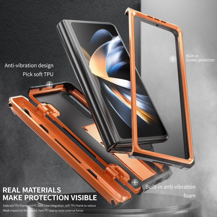 For Samsung Galaxy Z Fold4 5G SM-F936 Armored All-inclusive Shockproof Folding Phone Case