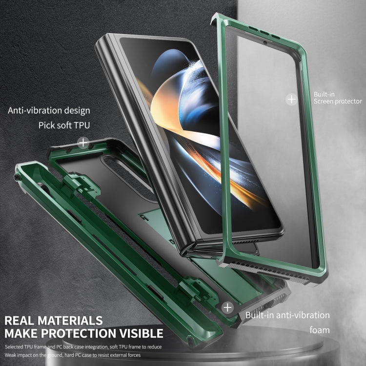 For Samsung Galaxy Z Fold4 5G SM-F936 Armored All-inclusive Shockproof Folding Phone Case
