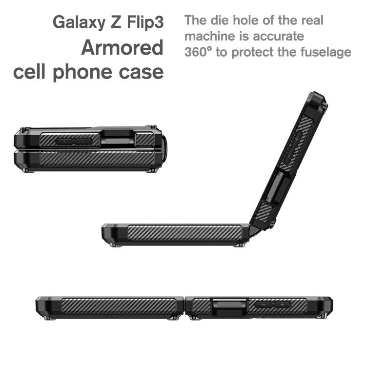 For Samsung Galaxy Z Flip4 5G SM-F721 Armored All-inclusive Shockproof Folding Phone Case