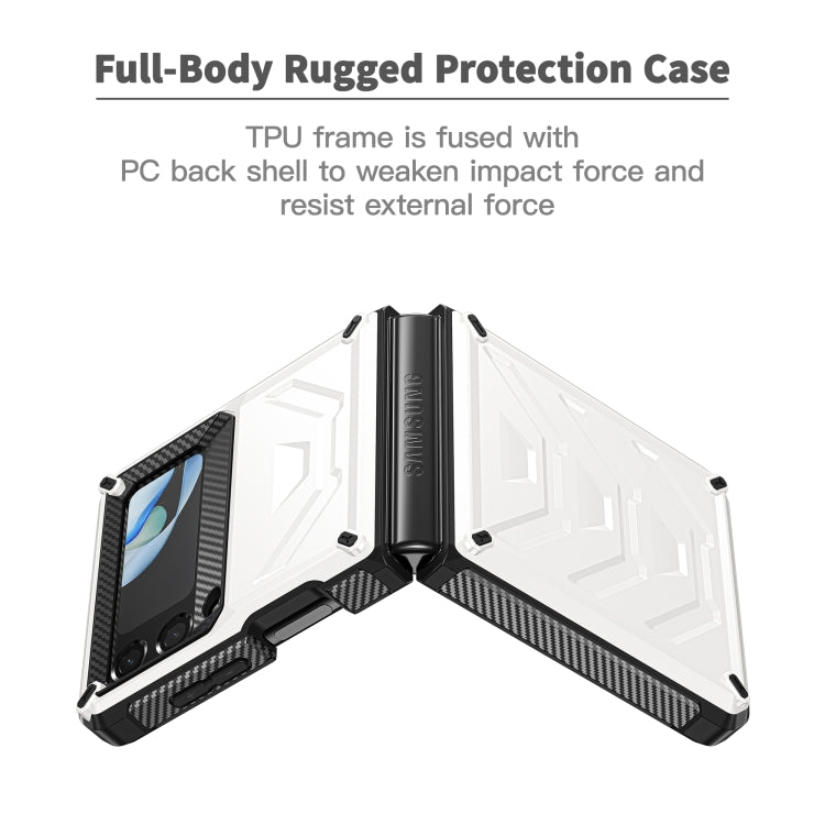 For Samsung Galaxy Z Flip4 5G SM-F721 Armored All-inclusive Shockproof Folding Phone Case