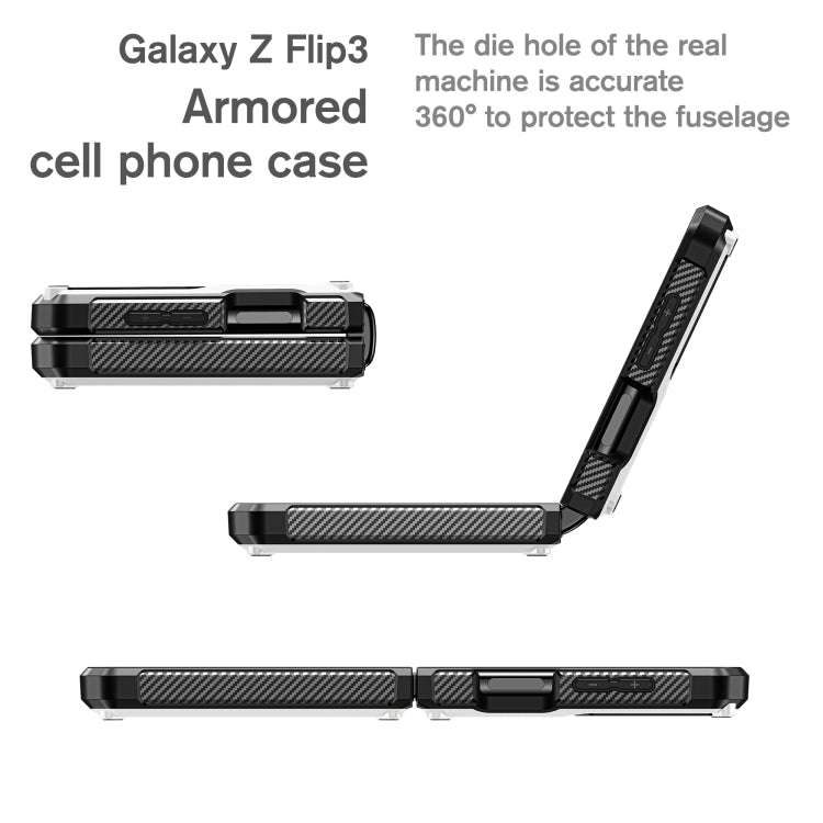 For Samsung Galaxy Z Flip4 5G SM-F721 Armored All-inclusive Shockproof Folding Phone Case