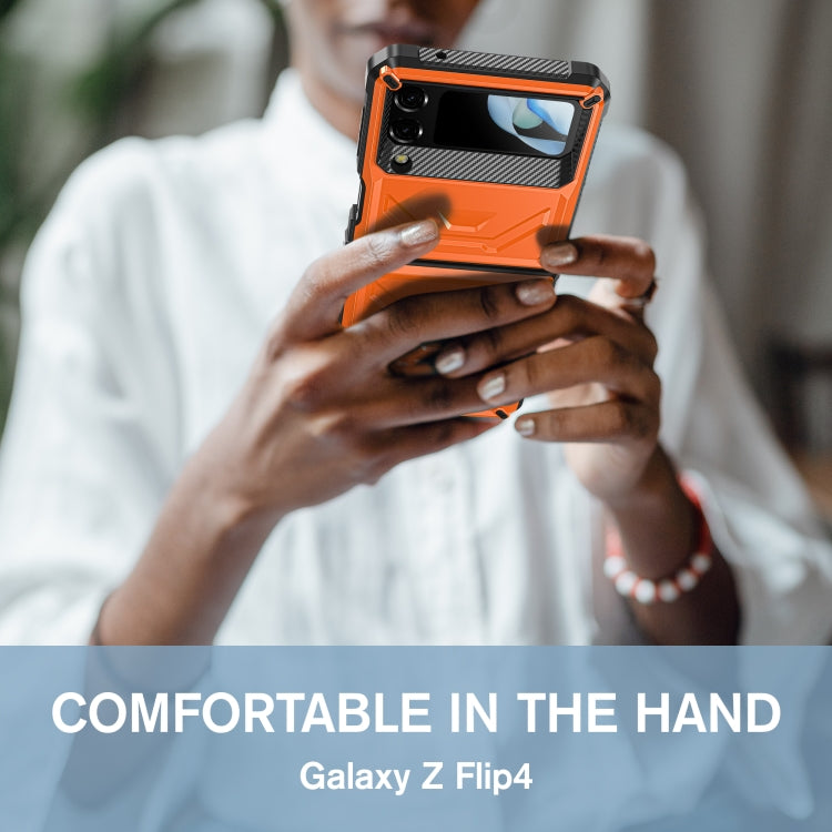For Samsung Galaxy Z Flip4 5G SM-F721 Armored All-inclusive Shockproof Folding Phone Case