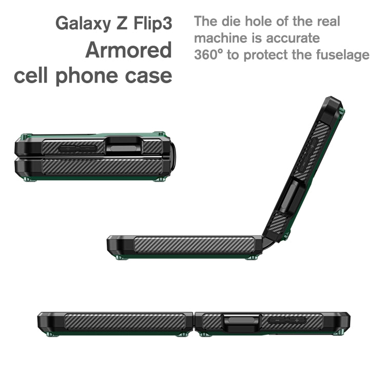 For Samsung Galaxy Z Flip4 5G SM-F721 Armored All-inclusive Shockproof Folding Phone Case