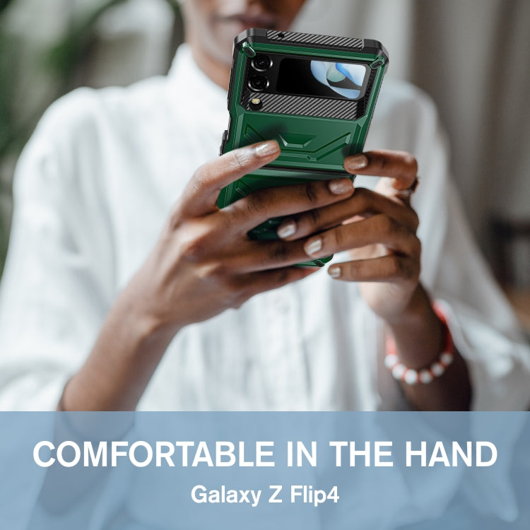 For Samsung Galaxy Z Flip4 5G SM-F721 Armored All-inclusive Shockproof Folding Phone Case