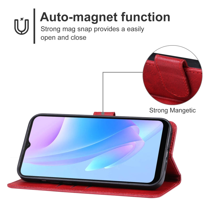 For Blackview A52 Leather Phone Case