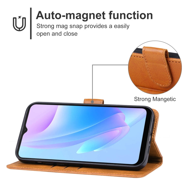For Blackview A52 Leather Phone Case