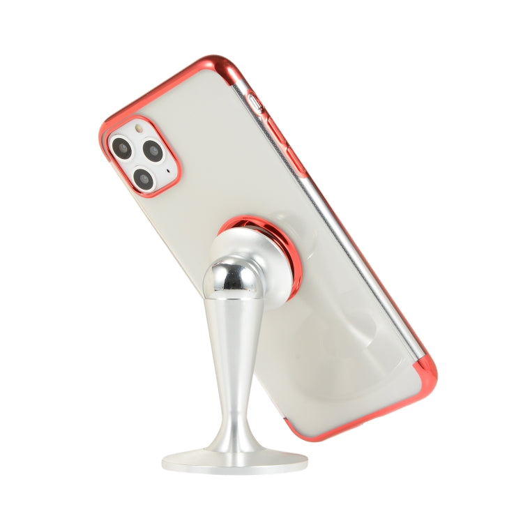 For iPhone 11 Pro Electroplating TPU Protective Case with Ring Holder