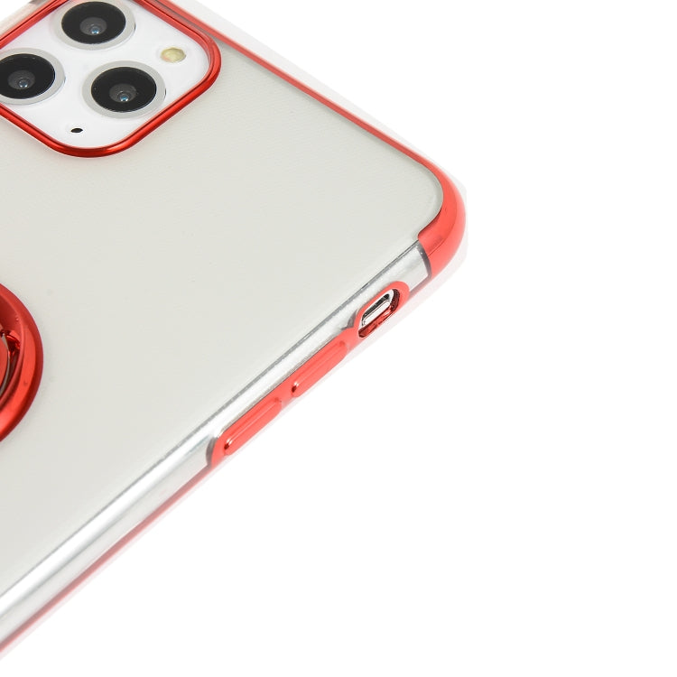 For iPhone 11 Pro Electroplating TPU Protective Case with Ring Holder