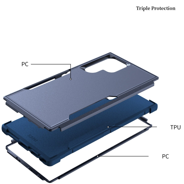 For Samsung Galaxy S22 Ultra 5G TPU + PC Shockproof Phone Case