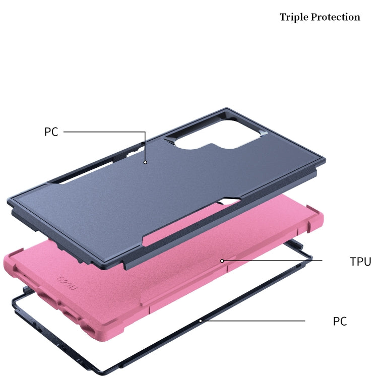 For Samsung Galaxy S22 Ultra 5G TPU + PC Shockproof Phone Case